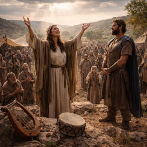 Bírák 5 – Debóra hálaéneke a szabadítás után | | Jézus Krisztus a mi megváltónk Debóra és Bárák hálaéneket zeng Izráel népe között a győzelem után, dicsőítve az Urat a szabadításért.