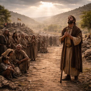 Bírák 3 – Kiáltás és szabadítás az elnyomásból | | Jézus Krisztus a mi megváltónk Elnyomott izraeli közösség a bírák korában, akik Isten szabadításáért kiáltanak, miközben a remény és vezetés jelei megjelennek.