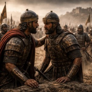 Jóáb és Abisai harcra készül az ammoniták ellen a 2Sámuel 10 bibliai üzenete alapján